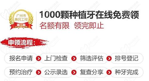 廣州曙光口腔免費(fèi)種植牙活動報名流程